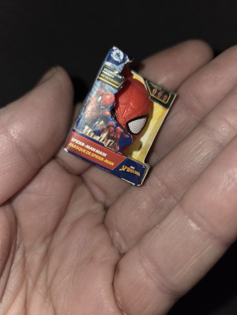 Marvel Spider-Man Red Mini Mask Action Figure Accessory